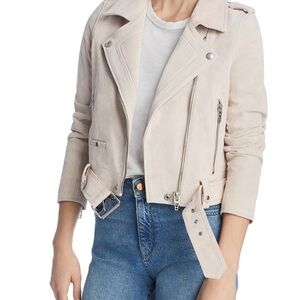 Suede Moto Jacket